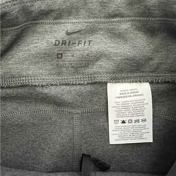 Nike Dri-FIT Classic leggings black and grey mid rise size medium - Picture 4 of 5
